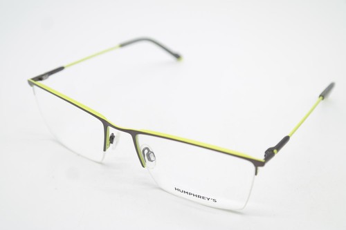 Occhiali HUMPHREYS 582389 Metallici Giallo Montatura A Mezza Rete Nuovi - Bild 3 von 6
