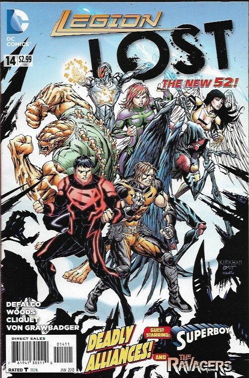 LEGION LOST (2011) #14 - NEW 52 - Back Issue (S)
