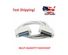 4.5 Ft DB25 DB 25 IEEE1284 25-Pin Male to Female M/F Parallel Extension Cable
