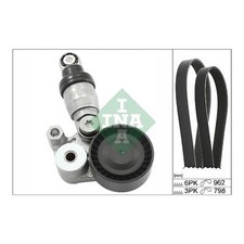 V-Ribbed Belt Set INA for CX-5 3 6 CX-3 CX-30 529 0431 10 Top German Quality