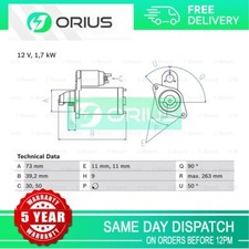 Starter Motor Orius Fits Range Discovery 3.5 3.9 4.0 4.3 4.6 + Other Models #1