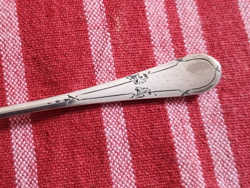 Antique Victorian Butter Spreader Silver Plate Ornate Serving Piece Marked Nice - Picture 5 of 7