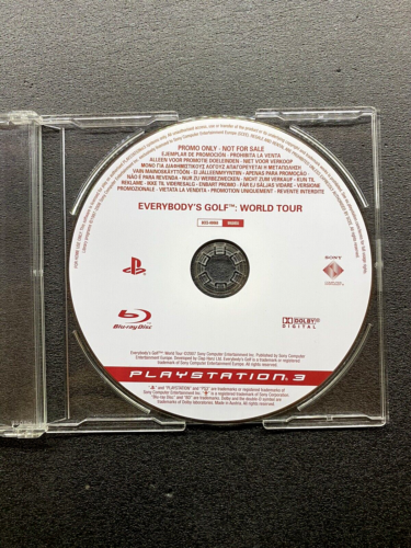 Everybody's Golf: World Tour Sony PlayStation3 Promo Copy Press KIT PAL Game PS3 - Foto 1 di 3