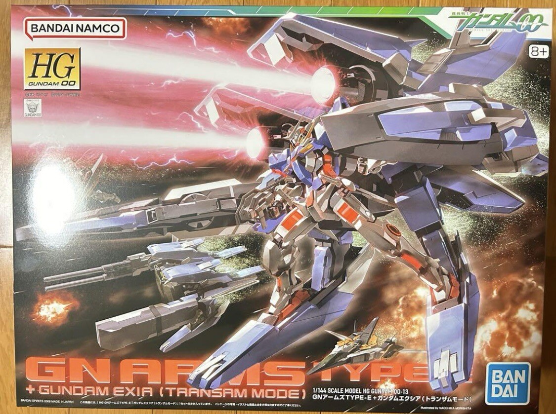 BANDAI HG 1/144 GN Arms TYPE-E + Gundam Exia Unassembled