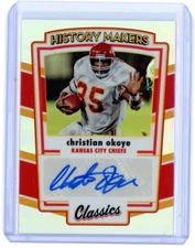 2022 Panini Classics CHRISTIAN OKOYE Auto /75 - Kansas City Chiefs