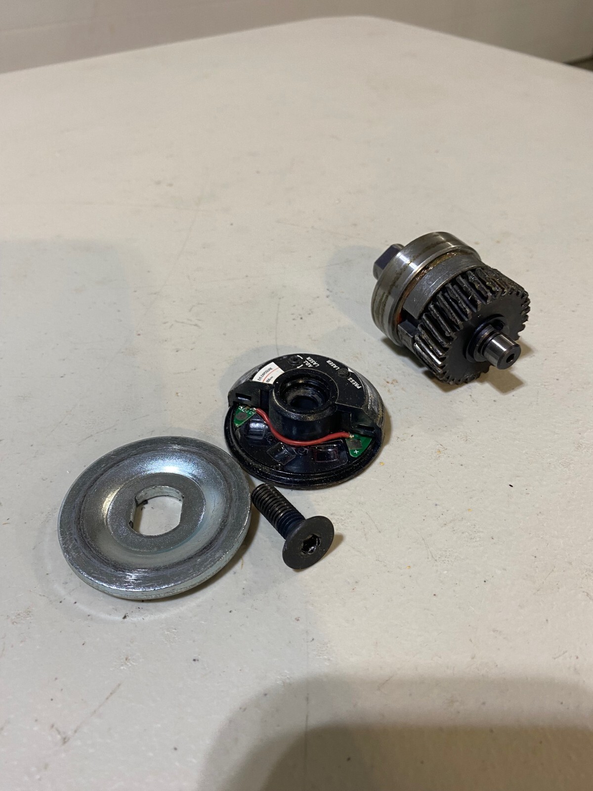 Ridgid MS1065LZA Miter Saw Blade Arbor Assy w/ Laser OBSOLETE