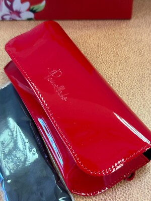 Pomellato Sunglasses Case Set, Faux Red Leather, Floral Red Boxed, Black Cloth Amazon.com: Pomellato Sunglasses Womens Square Beige Beige  main image 4