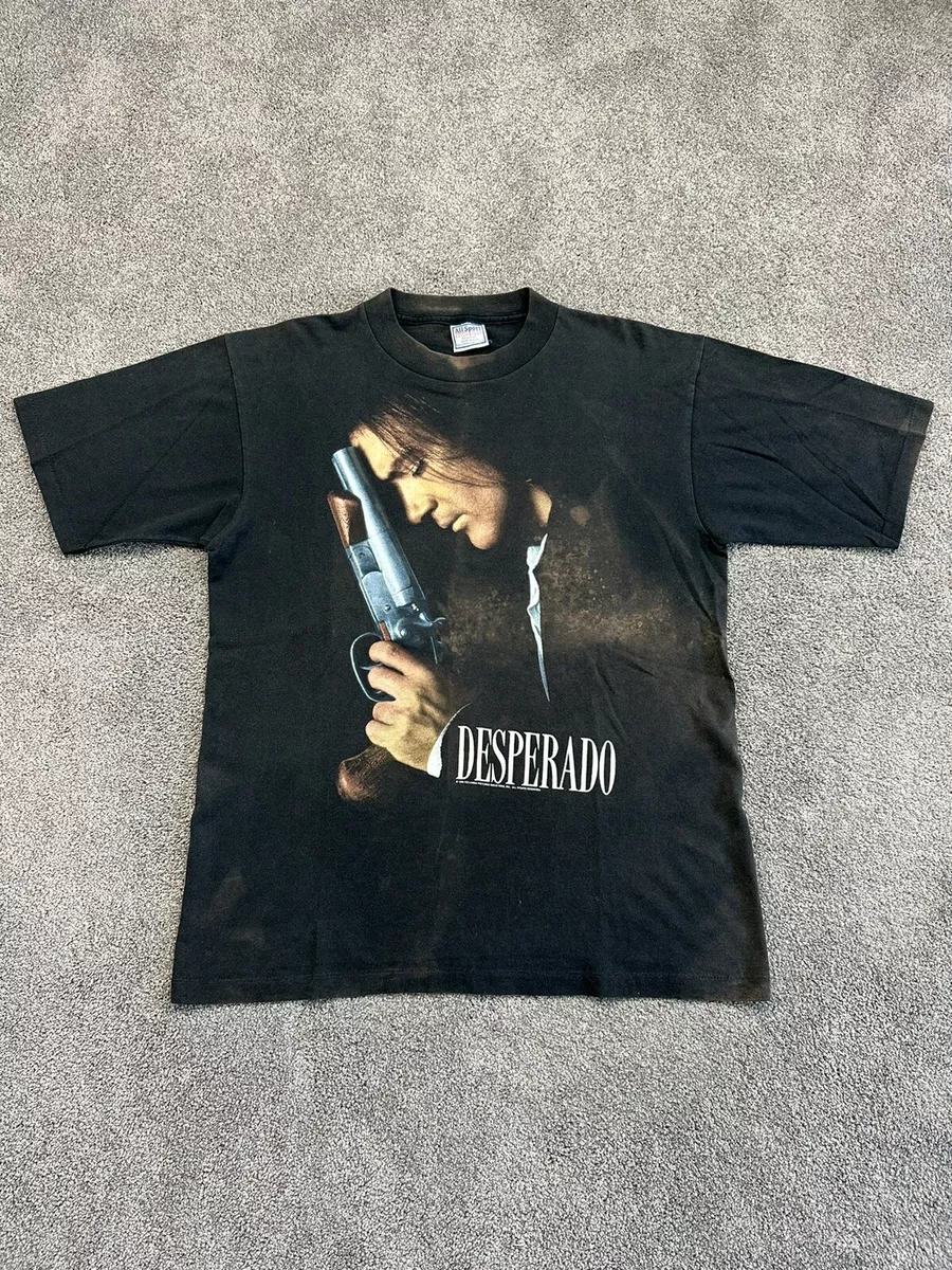 Vintage 1995 Desperado Antonio Banderas Movie Black T Shirt