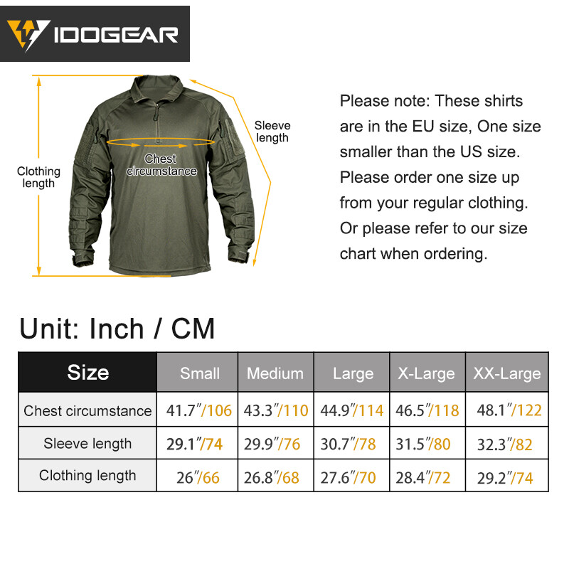 IDOGEAR UFS chemise tactique BDU vêtements de Combat avec coudières