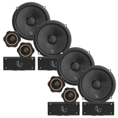 (2-Pairs) Infinity Kappa 603CF 440W EMS 6.5'' 2-way Component Speaker