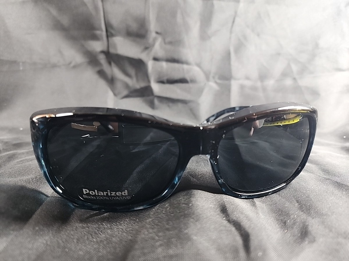 Haven Fitovers Polarized Sunglasses # SH-11 18  HN FO-018 BTOR SMK FLD Haven Fitovers Sunglasses # SH-11 18 Purple & Black MULTI  main image 2