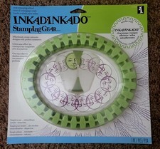 NEW Inkadinkado Stamping Gear Oval Stamping Wheel 65-32022 Tool Crafting