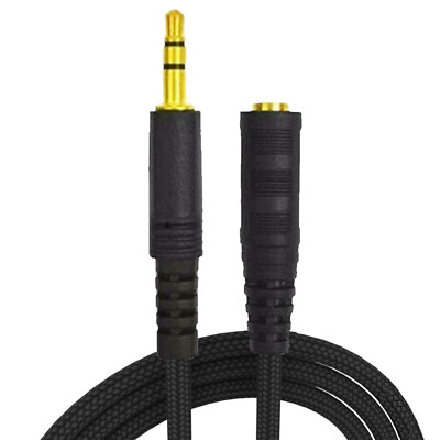 5m Audio Stereo Kopfhörer Verlängerungskabel 3,5mm Klinke Stecker > Buchse Nylon