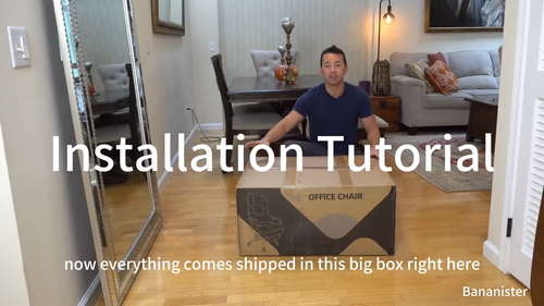 Big and Tall Office Chair 500lbs Reclining Office Chair with Footrest Desk Chair - Video 1 of 1