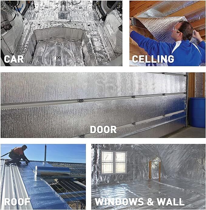 160"x40" Car Sound Deadener Mat Proofing Thick Insulation Material Noise 197MIL