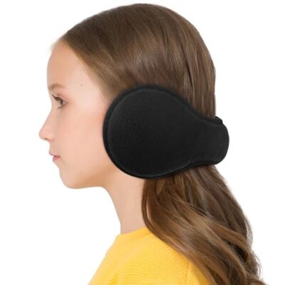 Foldable Ear Muffs for Kids 4-9 Years Ear Warmers for Kids Winter