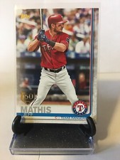 2019 TOPPS #681 JEFF MATHIS RANGERS SP 150 Years