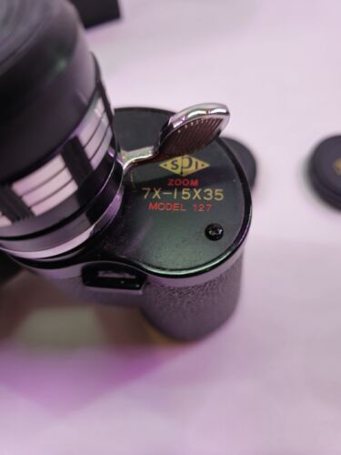 Vintage Binoculars: Optex SPI Magna UV 7X - 15x35, model 127 With Case - Picture 2 of 17