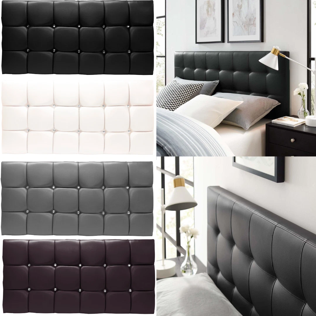 Beds Headboard PVC Faux Leather 24