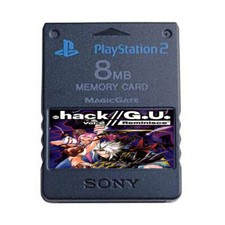 Dot hack G.U. Reminisce PS2 Official Memory Card 100 Unlocked Saves