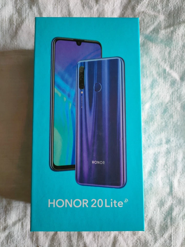 HUAWEI Honor 20 Lite 128 GB  Blu - SCHERMO ROTTO - FUNZIONANTE - Immagine 3 di 4