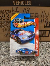 Hot Wheels Circle Tracker HW Racing 2013 Series #X1754 New NRFP Blue 1:64
