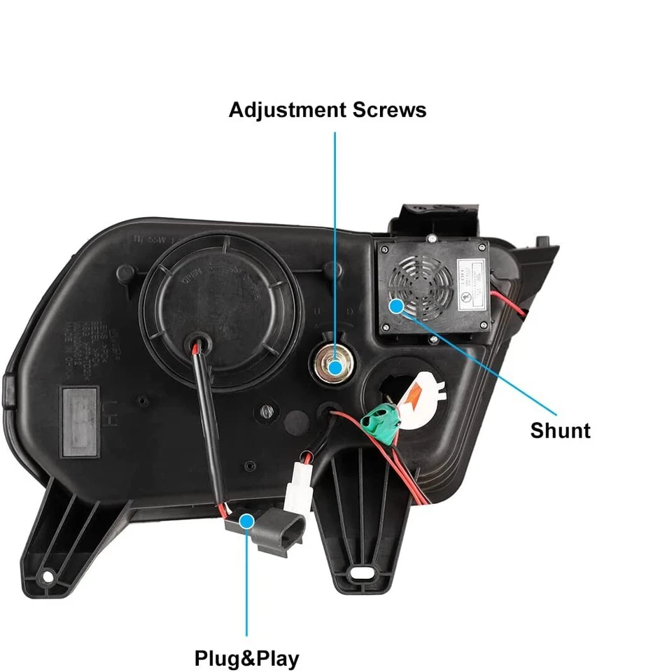 For 2010-2012 Ford Mustang Headlights Sequential Signal LED Projector Headlamp - Image 3 of 4