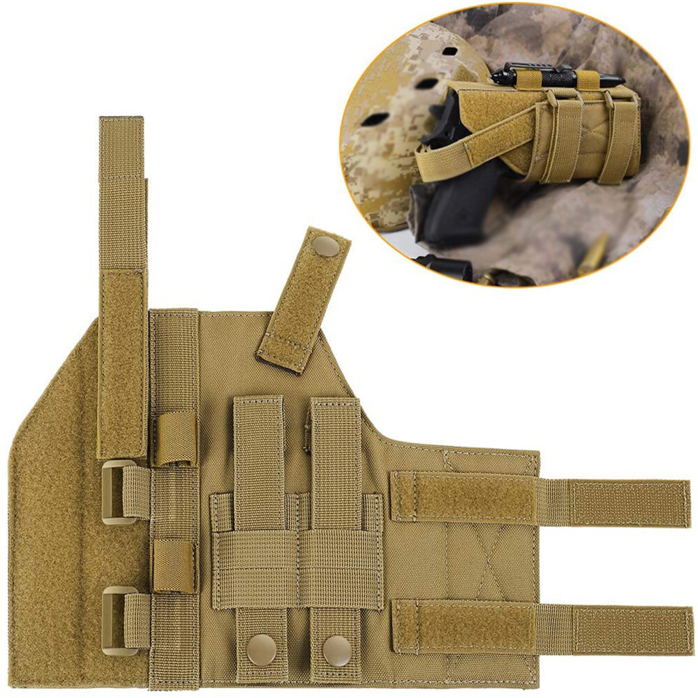 Outdoor Tactical Molle Pistol Holster Pouch Bag Handgun Drop Leg Bags