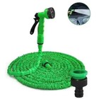Expandable Magic Garden Hose Pipe Anti Kink With 7 Function Water Spray Gun