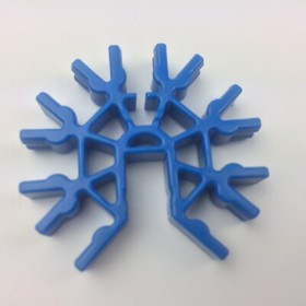(50) K&rsquo;NEX Blue Mix 7‑Way 3D Connectors &ndash; USED OEM &ndash; Standard