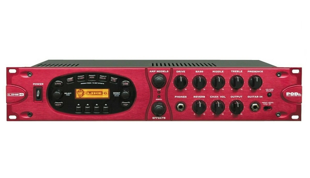 LINE 6 POD XT PRO RACK MOUNT MULTI EFFECTS PROCESSOR & POWER