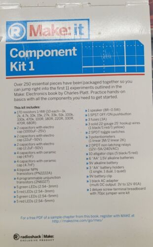 Radio Shack Make: Electronics Component Kit 1 2760349 NEW - Picture 3 of 3