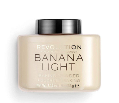 Makeup Revolution Loose Setting Backpulver Langanhaltender Banane Light Powder