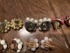 Vtg Lot 9 Pairs '50s '60s Bead Clip Earrings Japan W. Germany Western Germany — photo 6