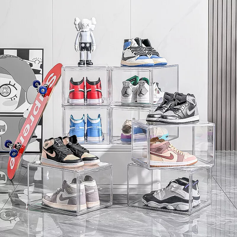 Shoe Organizer Acrylic Shoe Box Display Clear Shoe Boxes With