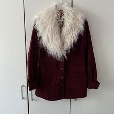 Free People Lady Lane Faux Fur Collar Jacket Size Xs