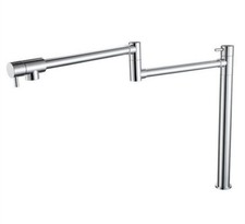 Brass Deck Mounted Pot Filler Sink Only Cold Tap Kitchen Faucet Water Chrome