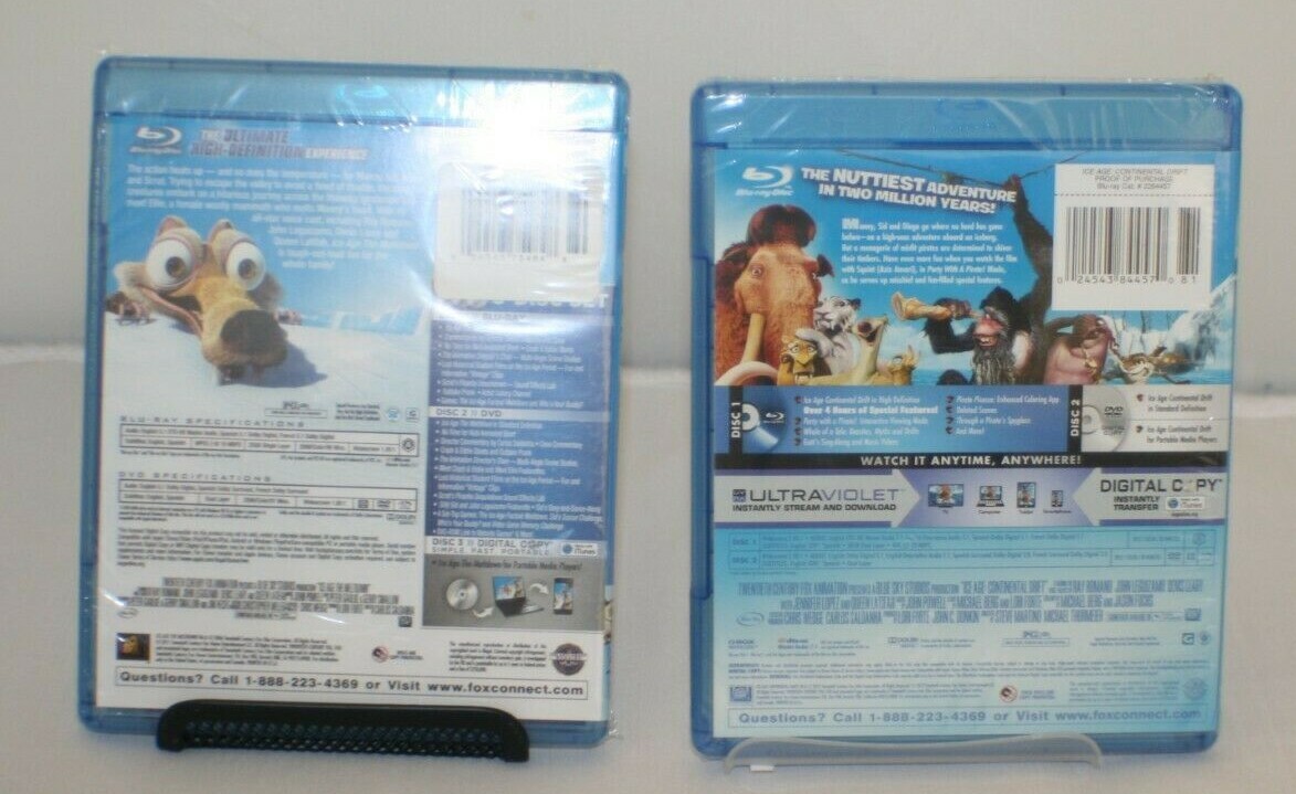 Ice Age The Meltdown / Continental Drift (Blu-Ray, DVD, Digital
