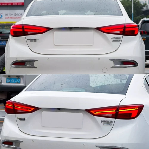 Conjunto de 4 luces traseras LED rojas para Mazda 3/Axela 2014-2018  - Imagen 8 de 8