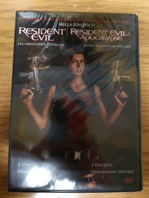RESIDENT EVIL / RESIDENT EVIL: APOCALYPSE (BRAND NEW DVD) (FREE SHIPPING CANADA)