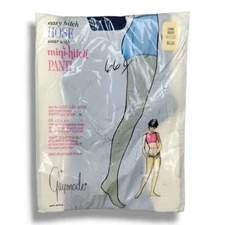 Vintage Gaymode JC Penny Easy Hitch Hose Nylon Stockings Long Navy Blue 