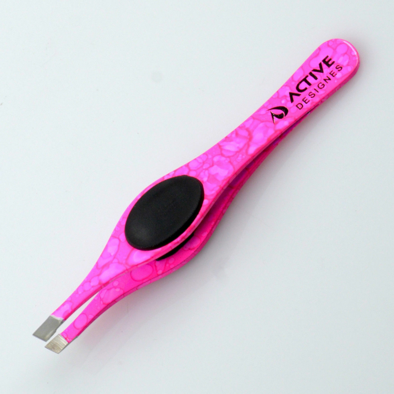 Eyebrow Grippy Tweezers Professional Slanted Tip Hair Removal Various Colours eBay