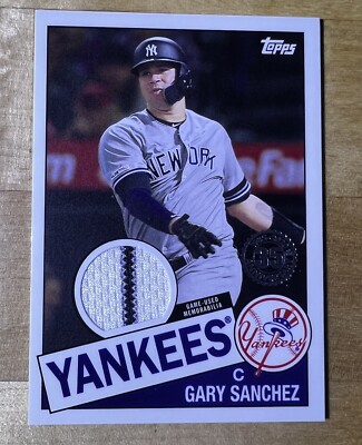 2020 Topps Series 1 1985 Baseball Relic #85TR-GS Gary Sanchez