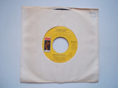 FREDERICK KNIGHT I've Been Lonely For So Long LEAN ON ME 45 RPM Record Fredrick