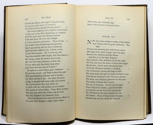 DIE ILIAS VON HOMER übersetzt von WILLIAM CULLEN BRYANT - Zwei Bücher in einem - 1870 - Bild 5 von 8