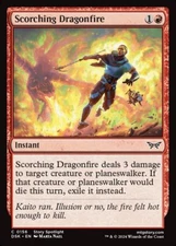 MTG Scorching Dragonfire (156/469) Duskmourn House of Horror NM