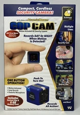 Atomic Beam Cop Cam Mini Wireless Security Camera 720p, New