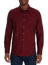 Robert Graham BAYVIEW Burgandy XL Classic Fit NWT 188 X-Large FREESHIP 