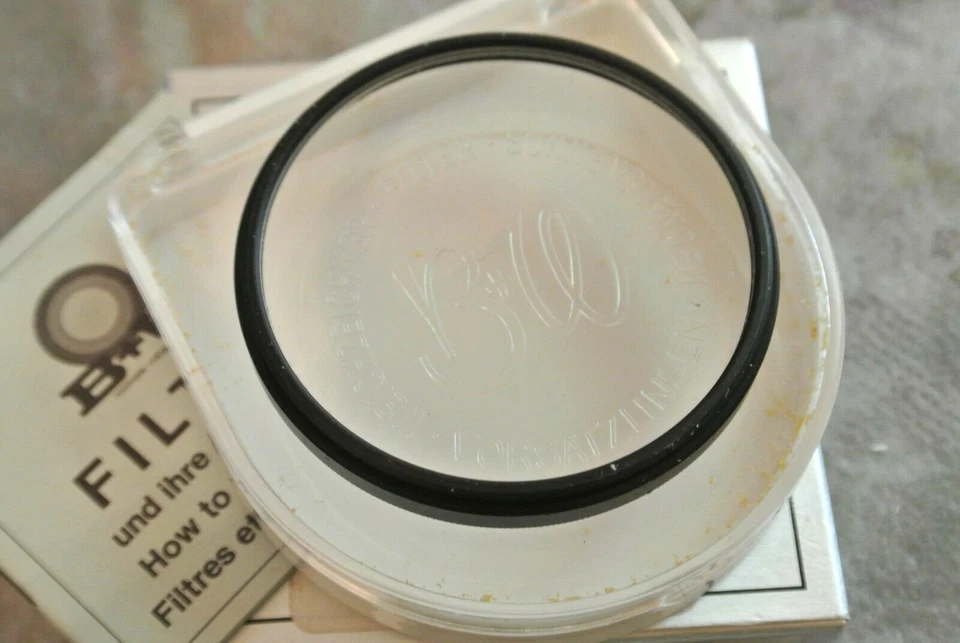 B+W Schneider 55E 55 mm UV-haze filter 010 Made in Germany NOS for Leica Contax - Image 3 of 4