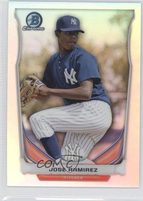 2014 Bowman Chrome Prospects Refractor 328/500 Jose Ramirez #BCP70 0b5